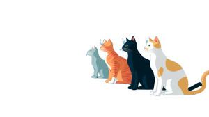 Flying Cats Vinyl Car Decal Sticker – Waterproof & UV-Resistant 8"