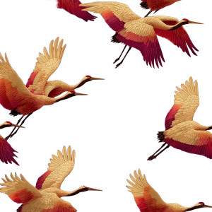 Flying Crane Silhouettes Vinyl Car Decal Sticker – Waterproof & UV-Resistant 8" Flying Crane Silhouettes Vinyl Car Decal Sticker – Waterproof & UV-Resistant 8"