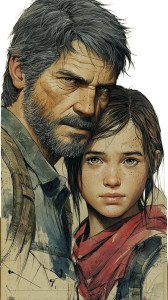 Joel And Ellie V2 Vinyl Car Decal Sticker – Waterproof & UV-Resistant 8"