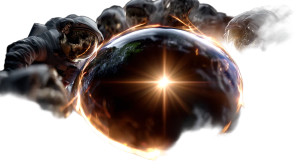 Astronaut In Black Hole V4 Vinyl Car Decal Sticker – Waterproof & UV-Resistant 8"