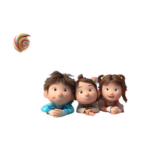 Joyful Siblings Flying Vinyl Car Decal Sticker – Waterproof & UV-Resistant 8"