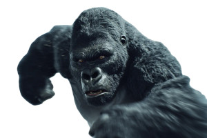 Determined Gorilla Vinyl Car Decal Sticker – Waterproof & UV-Resistant 8" Determined Gorilla Vinyl Car Decal Sticker – Waterproof & UV-Resistant 8"