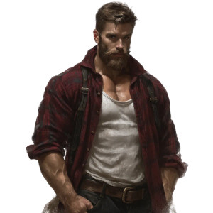 Heroic Lumberjack Vinyl Car Decal Sticker – Waterproof & UV-Resistant 8" Heroic Lumberjack Vinyl Car Decal Sticker – Waterproof & UV-Resistant 8"
