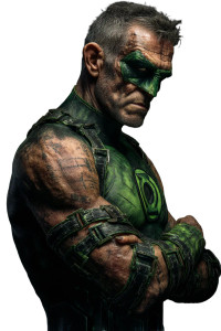 Gothic Green Lantern Vinyl Car Decal Sticker – Waterproof & UV-Resistant 8"