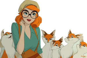 Miss Snoopie Vixenfoxes Vinyl Car Decal Sticker – Waterproof & UV-Resistant 8"