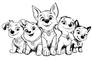 Paw Patrol Puppies Vinyl Car Decal Sticker – Waterproof & UV-Resistant 8"