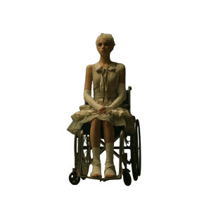 Bandaged Woman Wheelchair Vinyl Car Decal Sticker – Waterproof & UV-Resistant 8" Bandaged Woman Wheelchair Vinyl Car Decal Sticker – Waterproof & UV-Resistant 8"