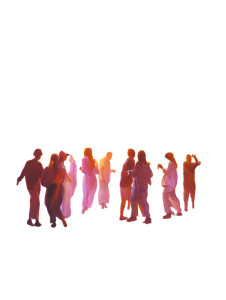 Festival Dancers Vinyl Car Decal Sticker – Waterproof & UV-Resistant 8"