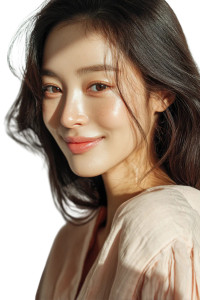 Korean Beauty Portrait V6 Vinyl Car Decal Sticker – Waterproof & UV-Resistant 8"