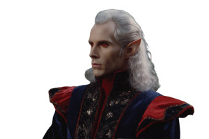 Elven Vampire Portrait V2 Vinyl Car Decal Sticker – Waterproof & UV-Resistant 8"