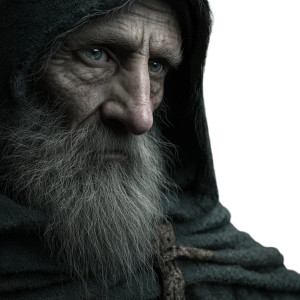 Dark Fantasy Villager Vinyl Car Decal Sticker – Waterproof & UV-Resistant 8"