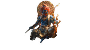 Wrathful Buddhist Deity Vinyl Car Decal Sticker – Waterproof & UV-Resistant 8" Wrathful Buddhist Deity Vinyl Car Decal Sticker – Waterproof & UV-Resistant 8"