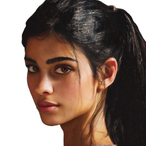 Brazilian Beauty Portrait V4 Vinyl Car Decal Sticker – Waterproof & UV-Resistant 8"