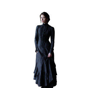 Victorian Woman V6 Vinyl Car Decal Sticker – Waterproof & UV-Resistant 8"