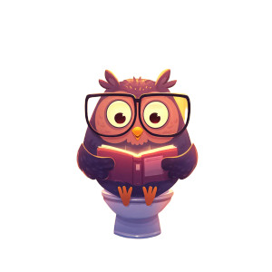 Owl On Toilet Vinyl Car Decal Sticker – Waterproof & UV-Resistant 8"