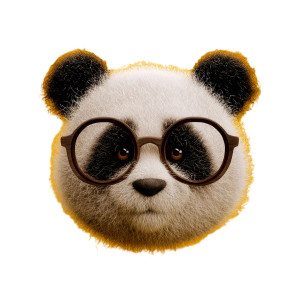 Panda With Glasses Vinyl Car Decal Sticker – Waterproof & UV-Resistant 8" Panda With Glasses Vinyl Car Decal Sticker – Waterproof & UV-Resistant 8"