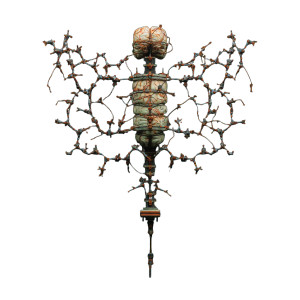 Cybernetic Brain Network Vinyl Car Decal Sticker – Waterproof & UV-Resistant 8"