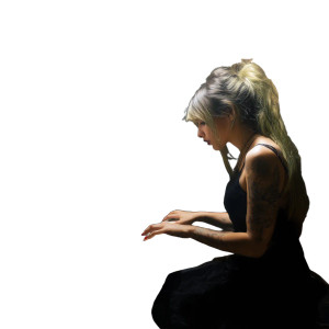 Pianist In Wild Vinyl Car Decal Sticker – Waterproof & UV-Resistant 8"