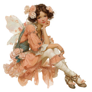 Vintage Fairy Vinyl Car Decal Sticker – Waterproof & UV-Resistant 8" Vintage Fairy Vinyl Car Decal Sticker – Waterproof & UV-Resistant 8"