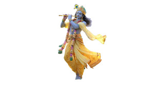 Divine Krishna Scene V3 Vinyl Car Decal Sticker – Waterproof & UV-Resistant 8"