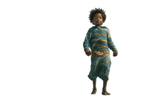 Child With Kites Vinyl Car Decal Sticker – Waterproof & UV-Resistant 8"