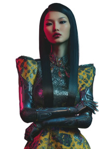 Cyberpunk Heiress Vinyl Car Decal Sticker – Waterproof & UV-Resistant 8" Cyberpunk Heiress Vinyl Car Decal Sticker – Waterproof & UV-Resistant 8"