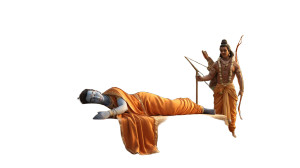 Lord Rama Sleeping Vinyl Car Decal Sticker – Waterproof & UV-Resistant 8"