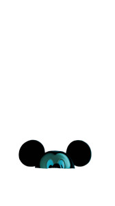 Mickey Mouse Staring Vinyl Car Decal Sticker – Waterproof & UV-Resistant 
