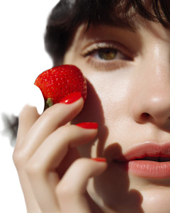 Elegant Woman Close-Up V2 Vinyl Car Decal Sticker – Waterproof & UV-Resistant 8"