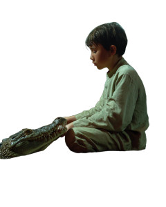 Boy And Crocodile Vinyl Car Decal Sticker – Waterproof & UV-Resistant 8" Boy And Crocodile Vinyl Car Decal Sticker – Waterproof & UV-Resistant 8"