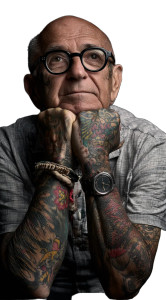 Tattooed Elderly Man Vinyl Car Decal Sticker – Waterproof & UV-Resistant 8" Tattooed Elderly Man Vinyl Car Decal Sticker – Waterproof & UV-Resistant 8"