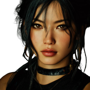 Asian Baddie Vinyl Car Decal Sticker – Waterproof & UV-Resistant 8"