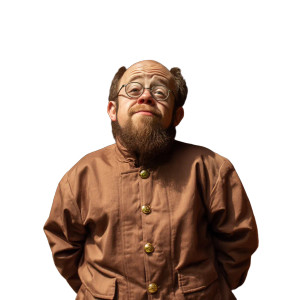 Thoughtful Dwarf Man Vinyl Car Decal Sticker – Waterproof & UV-Resistant 8"