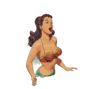 Singing Mermaid Lesson Vinyl Car Decal Sticker – Waterproof & UV-Resistant 8"