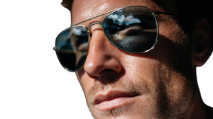 Sunglasses Reflection Vinyl Car Decal Sticker – Waterproof & UV-Resistant 8"