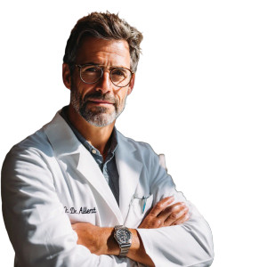 Distinguished Cardiologist Profile Vinyl Car Decal Sticker – Waterproof & UV-Resistant 8"