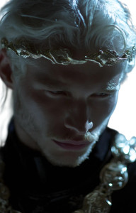 White-Haired Medieval Man Vinyl Car Decal Sticker – Waterproof & UV-Resistant 8"