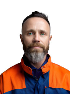 Hvac Technician Portrait Vinyl Car Decal Sticker – Waterproof & UV-Resistant 8"