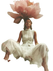 Portrait In Lotus Vinyl Car Decal Sticker – Waterproof & UV-Resistant 8"