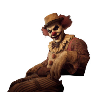 Creepy Clown Driver Vinyl Car Decal Sticker – Waterproof & UV-Resistant 8" Creepy Clown Driver Vinyl Car Decal Sticker – Waterproof & UV-Resistant 8"