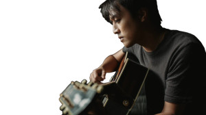 Young Guitarist Contemplating Vinyl Car Decal Sticker – Waterproof & UV-Resistant 8"