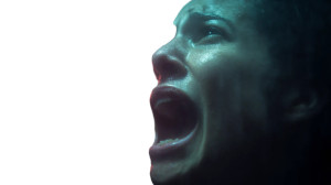 Terrified Woman Screams Vinyl Car Decal Sticker – Waterproof & UV-Resistant 8"