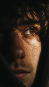 Contemplating Lover Vinyl Car Decal Sticker – Waterproof & UV-Resistant 8"