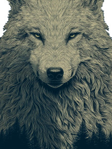 Direwolf V2 Vinyl Car Decal Sticker – Waterproof & UV-Resistant 8"
