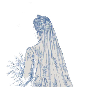 Bride In Veil Vinyl Car Decal Sticker – Waterproof & UV-Resistant 8" Bride In Veil Vinyl Car Decal Sticker – Waterproof & UV-Resistant 8"