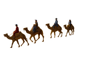 Camel Riders Journey Vinyl Car Decal Sticker – Waterproof & UV-Resistant 8"