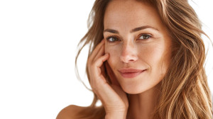 Confident Woman Portrait V6 Vinyl Car Decal Sticker – Waterproof & UV-Resistant 8"