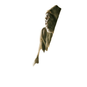 Nuba Tribal Man Vinyl Car Decal Sticker – Waterproof & UV-Resistant 8"