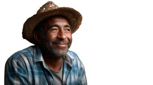Farm Worker Portrait Vinyl Car Decal Sticker – Waterproof & UV-Resistant 8" Farm Worker Portrait Vinyl Car Decal Sticker – Waterproof & UV-Resistant 8"