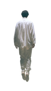 Floating Figure V2 Vinyl Car Decal Sticker – Waterproof & UV-Resistant 8"